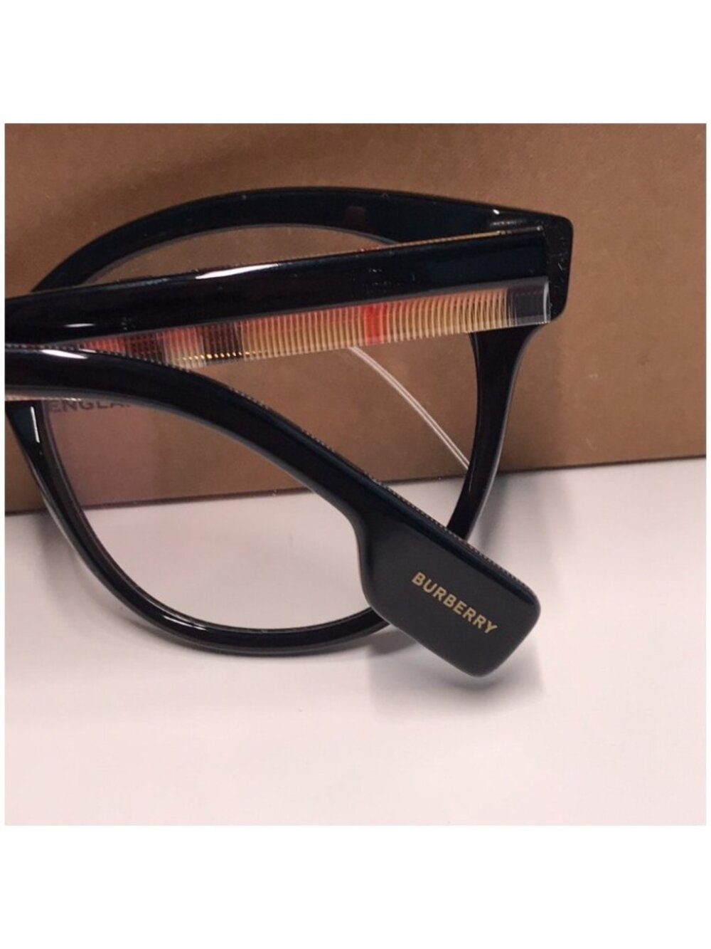 Burberry BE2356 Black and Gold Women's Glasses 3942 New - Picture 12 of 14